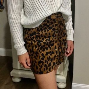 Leopard Mini Skirt